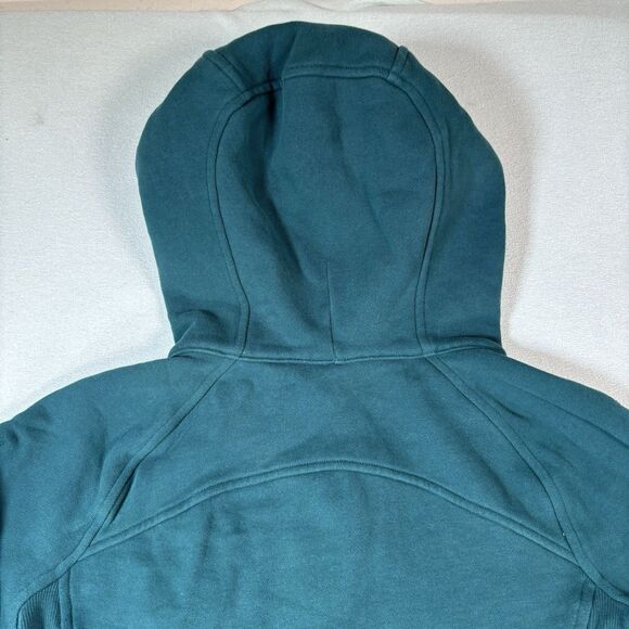 Lululemon Scuba Full Zip Hoodie Size 6 Jasper Green - Picture 8 of 10